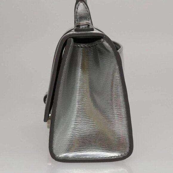 BALENCIAGA Hand Bag Leather 2way Silver - Picture 4 of 15